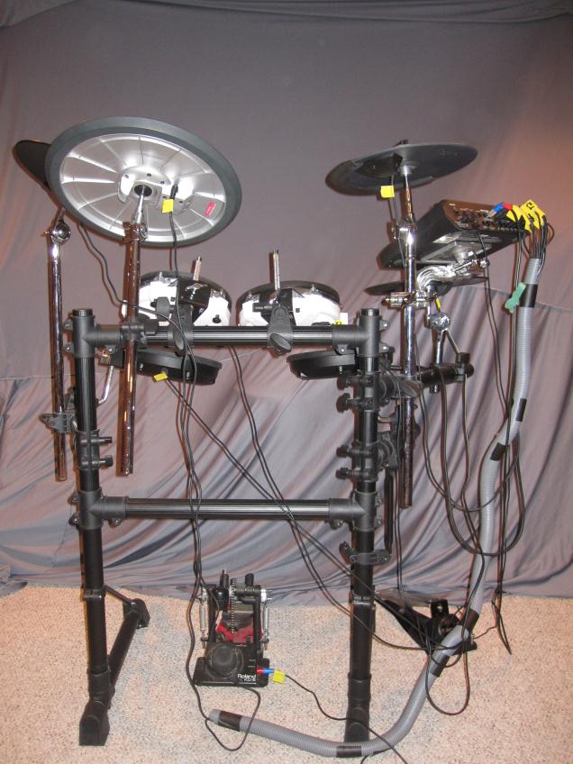 Roland V-Drum Kit with TD8 Drum Brain.